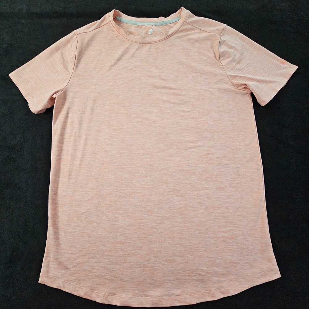 All in‎ Motion Orange Short Sleeve Polyester Spandex T-Shirt Men's M